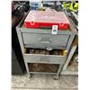Image 1 : Grey Rolling Shop Cart w/Asst. Hardware, Weight