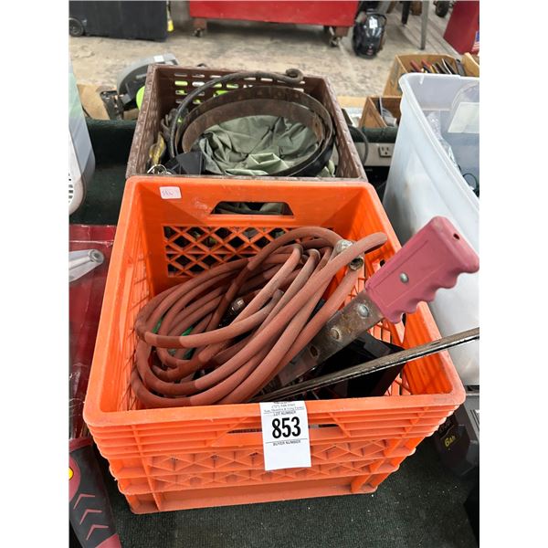 Crates 2 w/Come A Long, Asst. Tools