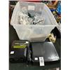 Image 1 : 3D Lamp, Ryobi 4D Battery, Bin w/Lights, Pump