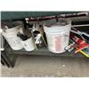 Image 1 : Buckets w/Chaulk Guns, Brooms, Supplies