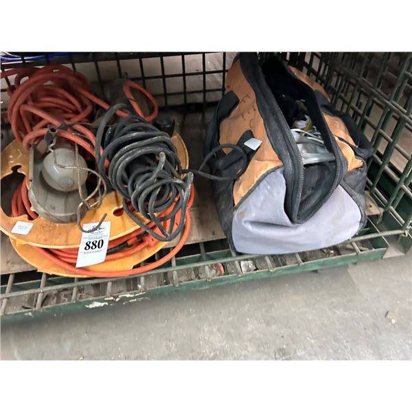 Drop Light, Sewer Snake, Fire Alarms, Asst. Supplies - Bottom Shelf