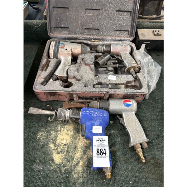 Air Chisels, Impact w/Case