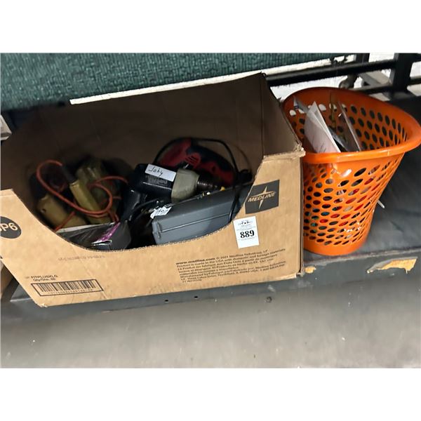 Electric Drills, Asst Tools Box/Basket