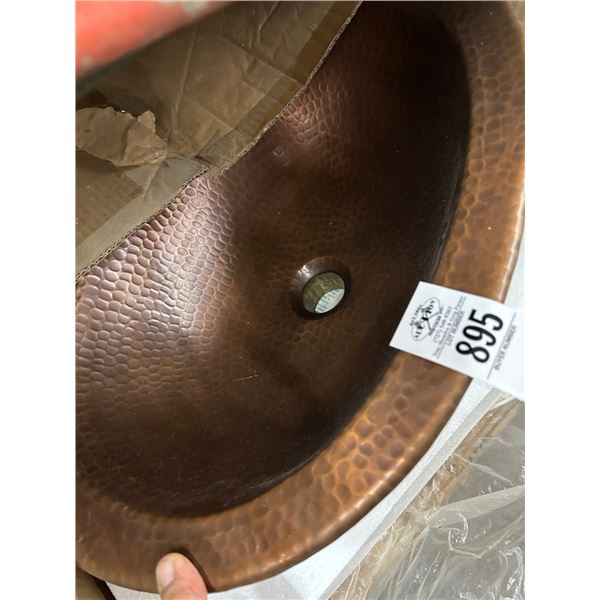 Hammer Copper Style Vanity Sink
