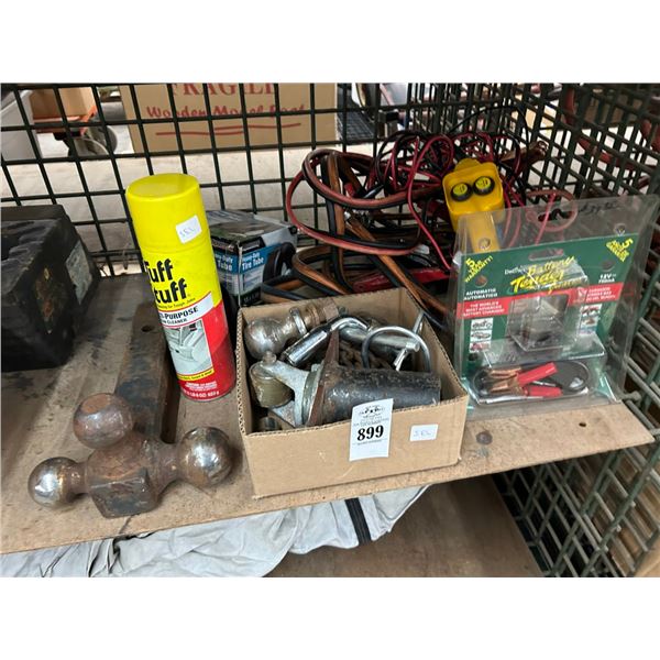 Jumper Cables, Reese Hitch, Trickle Charge, Phone Case, Supplies