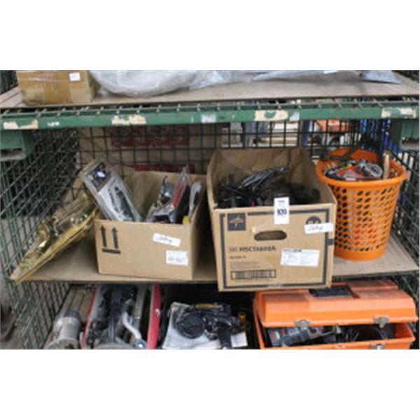 Bins 3 w/Asst. Hand Tools - Some Are New