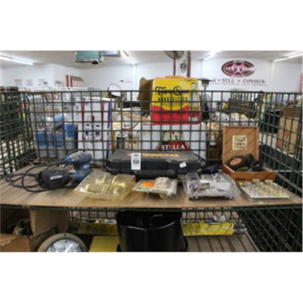 Palm Sander, Wire Wheels, Door Pulls, Hardware