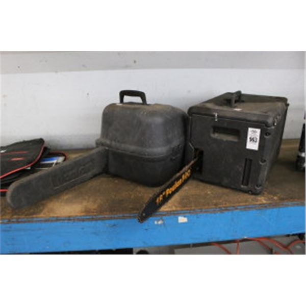 2-Poulan Gas Chainsaws - 2 X $