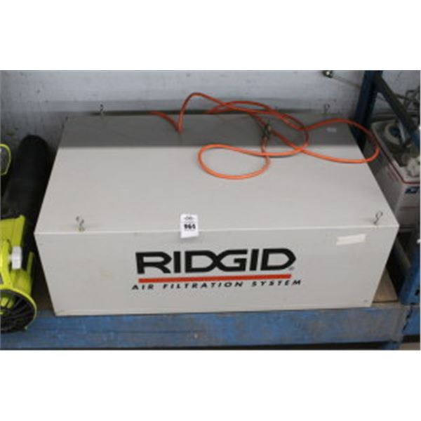 Ridgid Air Filtration System