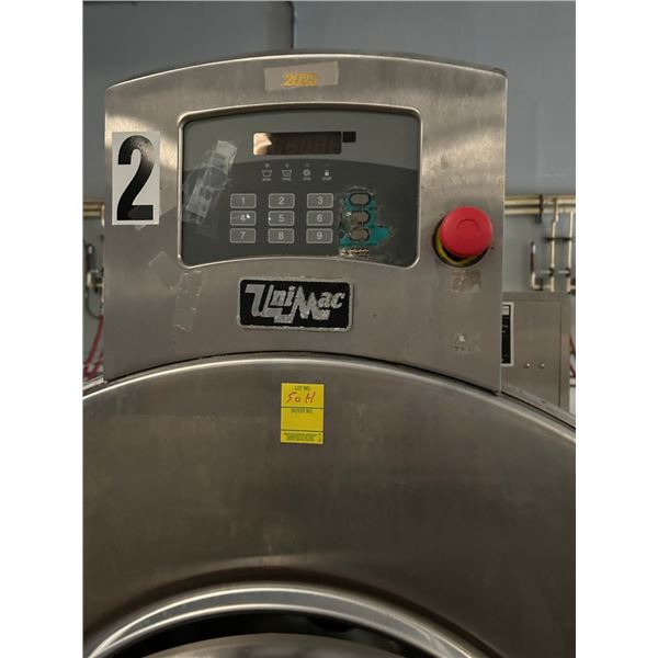 Unimac UWT085 SS Industrial Clothes Washer - S # 1907042646
