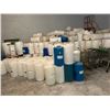 Image 2 : Large Quantity Plastic Storage Drum 100+,  4 Black Laundry Bins