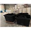Image 4 : Large Quantity Plastic Storage Drum 100+,  4 Black Laundry Bins