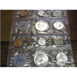 1964 US Mint Silver UNC Set  P/D
