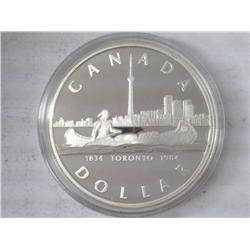 1984 Canada Toronto Dollar (Proof) .3750 OZ ASW