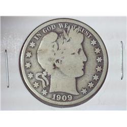 1909 Barber Half (VG)