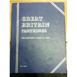 Whitman Great Britian Farthings Album W/1893