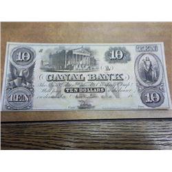 Louisiana $10 Obsolete Bank Note