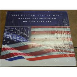 2007 US Mint Annual UNC Dollar Coin Set (Sealed)