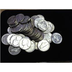 Roll Of 40 1957-D Jefferson Nickels (UNC)