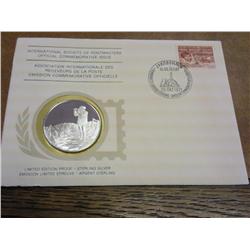 1977 Greenland FDC With Sterling Proof Medal