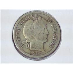 1916 Barber Dime