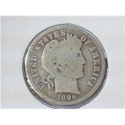 1899 Barber Dime