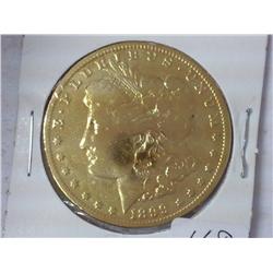 1899-O Gold Plated Morgan Silver Dollar