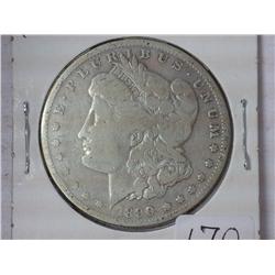 1890-CC Morgan Silve Dollar