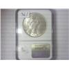 Image 2 : 1922 Peace Dollar NGC MS62