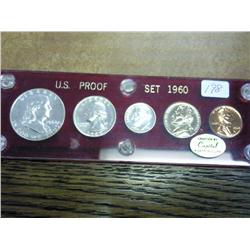 1960 US Silver Proof Set In Capital Plastic Holder