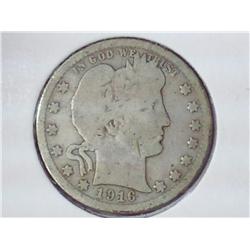 1916-D Barber Quarter