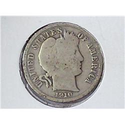 1910 Barber Dime