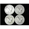 Image 2 : 4 Assorted Partial Date Standing Liberty Quarters