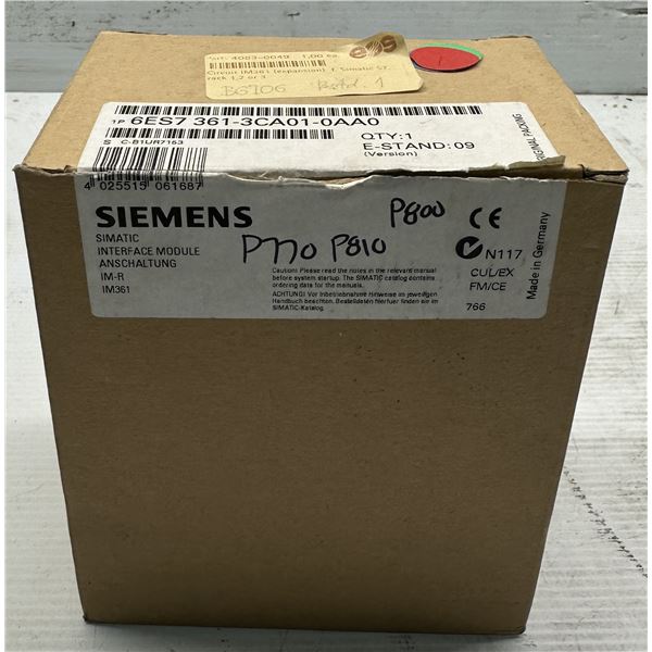 Siemens #6ES7 361-3CA01-0AA0 Interface Module