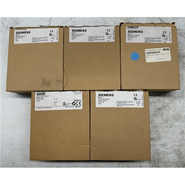 Lot of (5) Misc. Siemens Modules