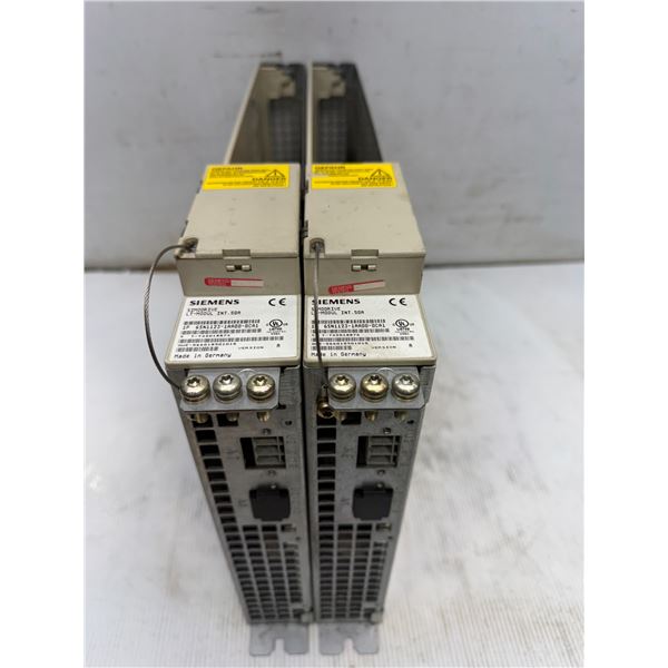 (2) Siemens #6SN1123-1AA00-0CA1 Simodrive LT-Modul Int. 50A