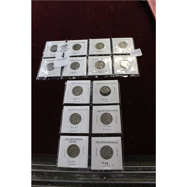 Old Jefferson Nickels - 14