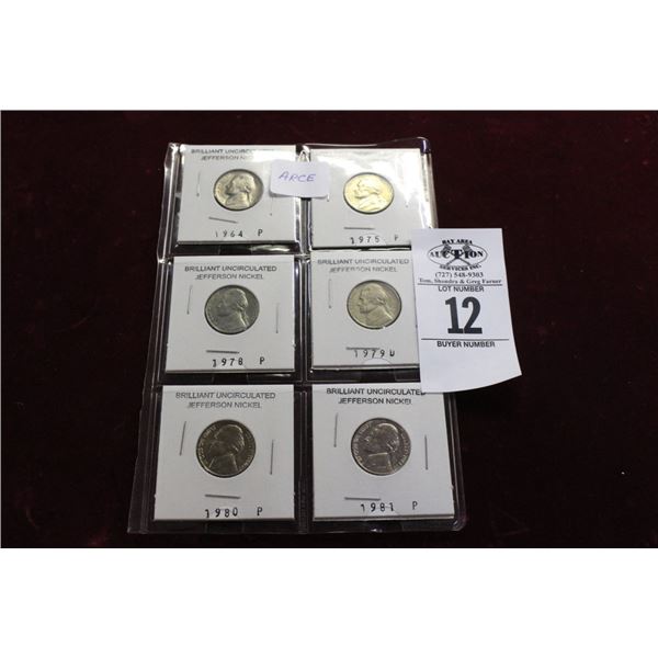 Jefferson Head Nickels - 6
