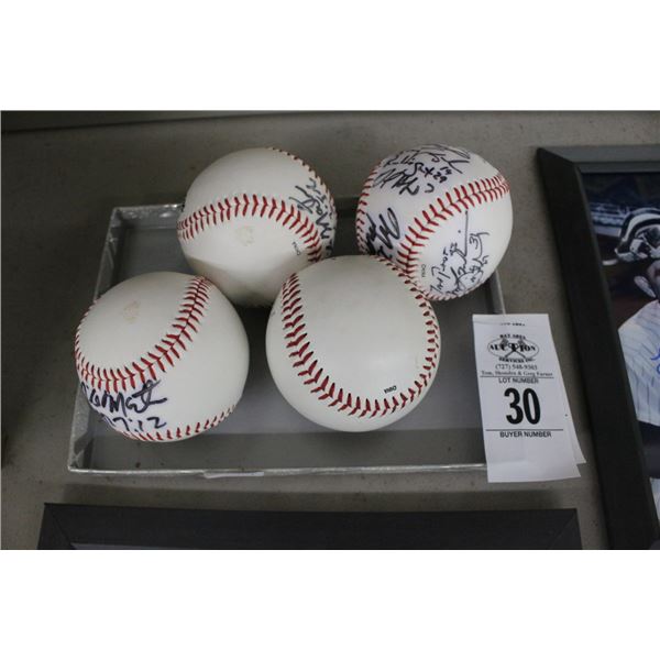 Autogaraphed Baseballs 3 w/Mike Martin Souvenir Ball