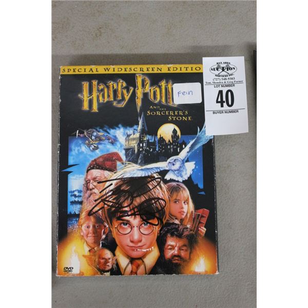 Autographed Harry Potter Disc Set Signed Daniel Radcliff