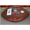 Image 1 : Joe Nameth Autographed Football