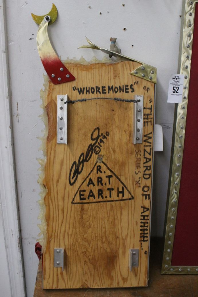 Richard Roehl Sculptured Wall Art The Wizard Aahhh - 12