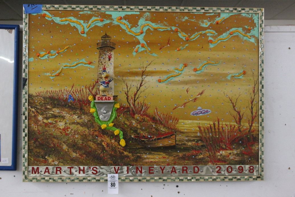Richard Roehl Sculptured Wall Art Martha's Vineyard 2098 - 30