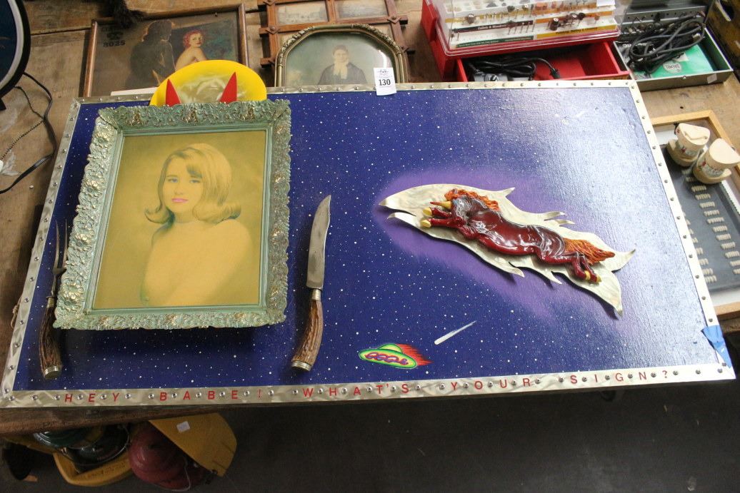 Richard Roehl Sculptured Wall Art Moan Ah Lisa - Bay Area Auction Services