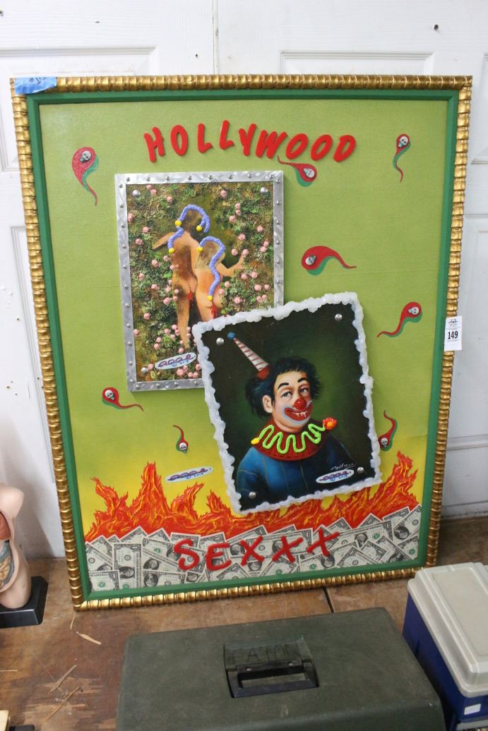 Richard Roehl Sculptured Wall Art Hollywood Sexxx - 30