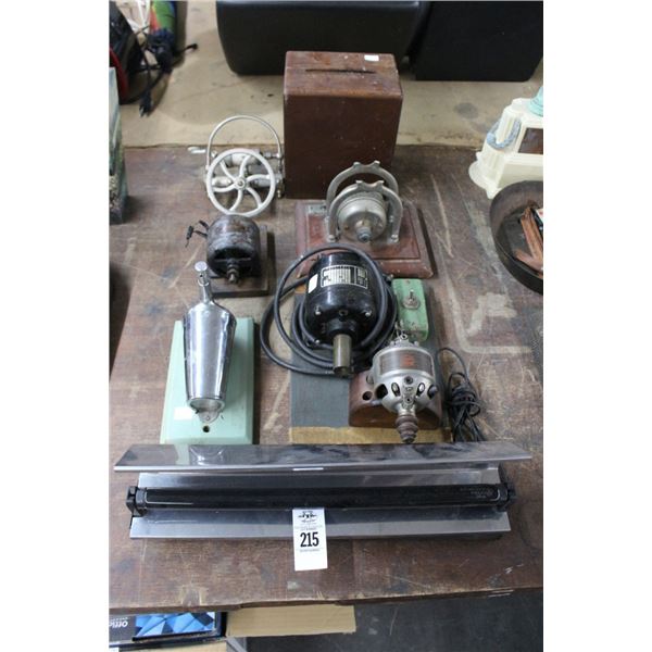Vintage Electric Motors w/Black Light