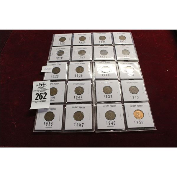 Old Wheat Pennies - 20
