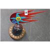 Image 3 : Richard Roehl Sculptured on Wood w/Red Astroid Top Marked 145