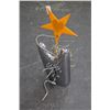 Image 2 : Richard Roehl Sculptured 3' Blue Heart on Star On Top