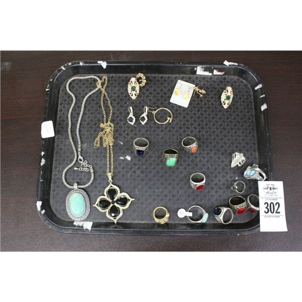 Asst. Fashion/Estate Rings/Earrings/Necklaces/Charms